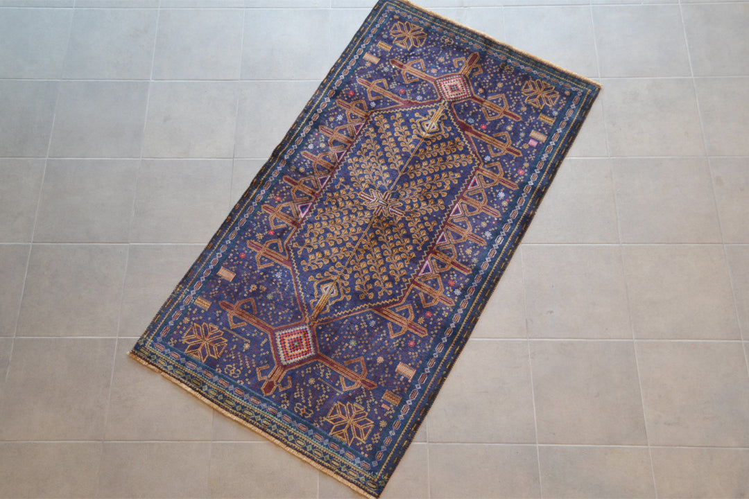 トライバルラグ(バルーチ)E-4087 W2020×D1110