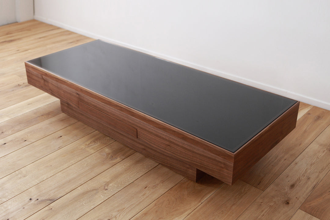 リビングテーブル CHOCOLAT(ショコラ) glass top