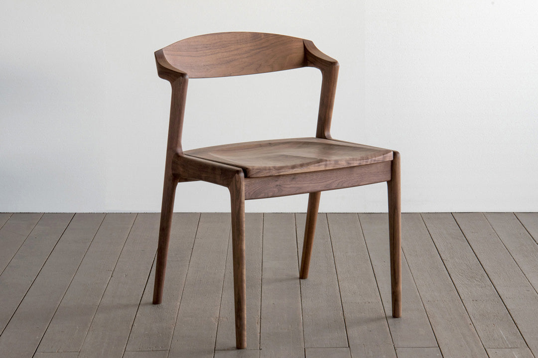 セミアームチェア Una_wood(ユナ_ウッド)