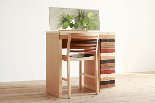 ドレッサーデスクミラー付き　074　SONO(ソノ）