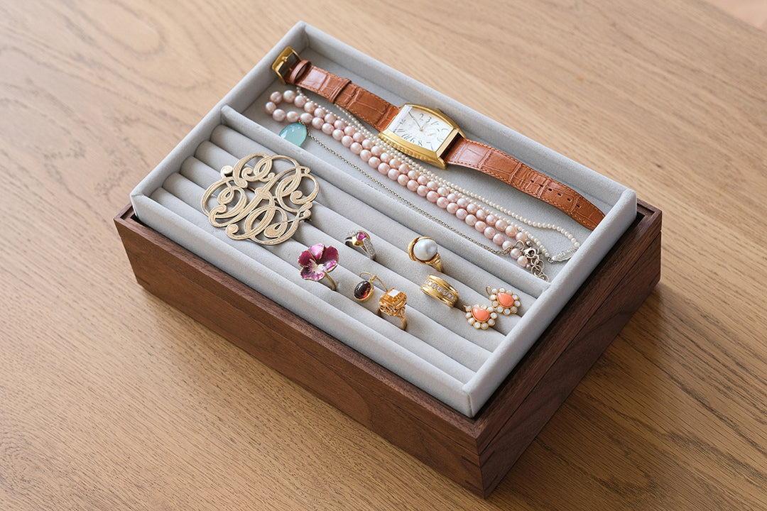 FAVORMADE 　Jewelry Case / ジュエリー収納ケース (ベロア仕切り付き)