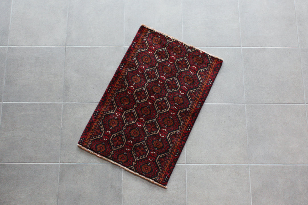 トライバルラグ（トルクメン）　E-2725　W930×D620