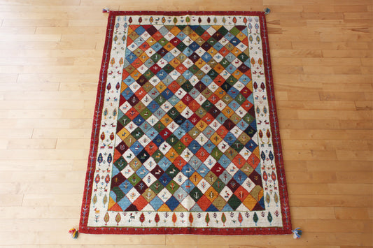 ギャッベ　B-23613　W2100×D1520