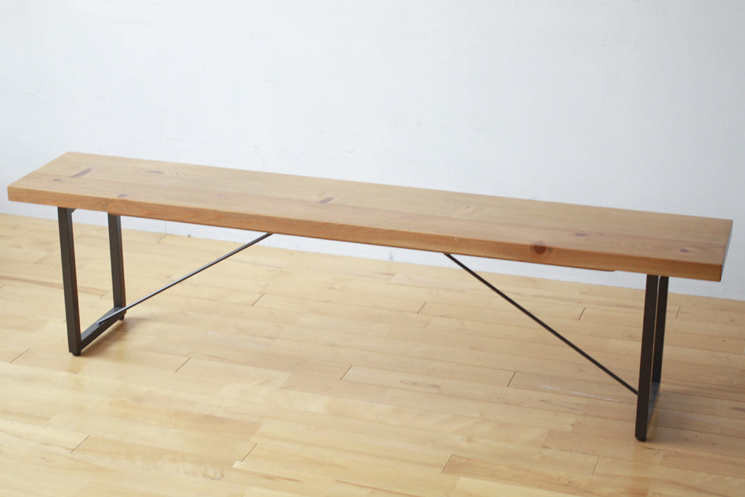 アウトレット！スチールレッグベンチ　GALA（ガラ）168サイズ